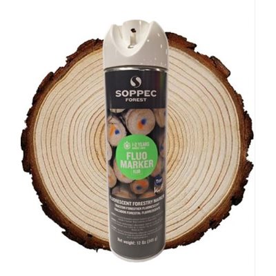 SOPPEC PEINTURE FLUO BLANCHE ECO DC (ARBRE)