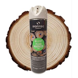 SOPPEC PEINTURE FLUO BLANCHE ECO DC (ARBRE)